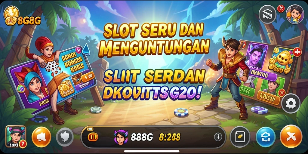 Tampilan gameplay Slot yang menegangkan dan penuh warna.