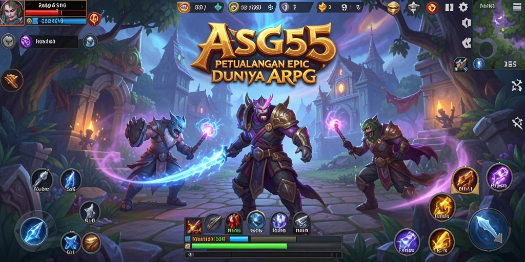 Tampilan gamplay ASG55 dalam aksi pertarungan yang seru.