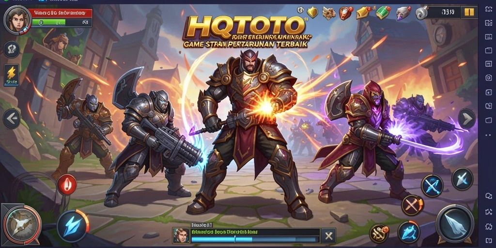 Tampilan seru dari gameplay HQTOTO dengan strategi pertempuran inovatif.