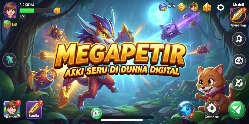 Gameplay mendebarkan dalam aksi seru MEGAPETIR.